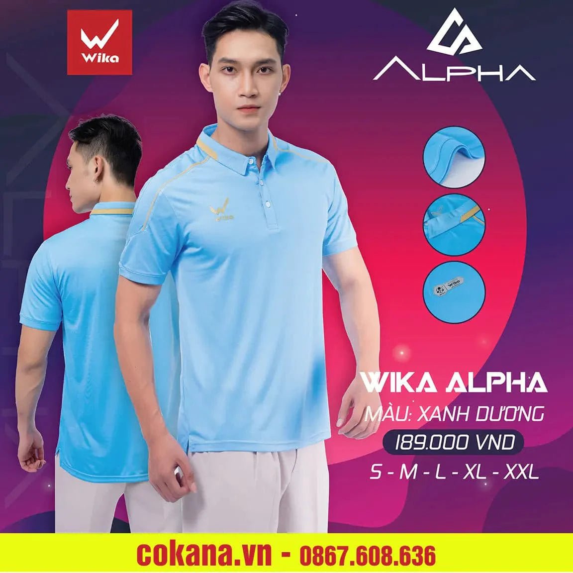 Áo polo wika Alpha - COKANA