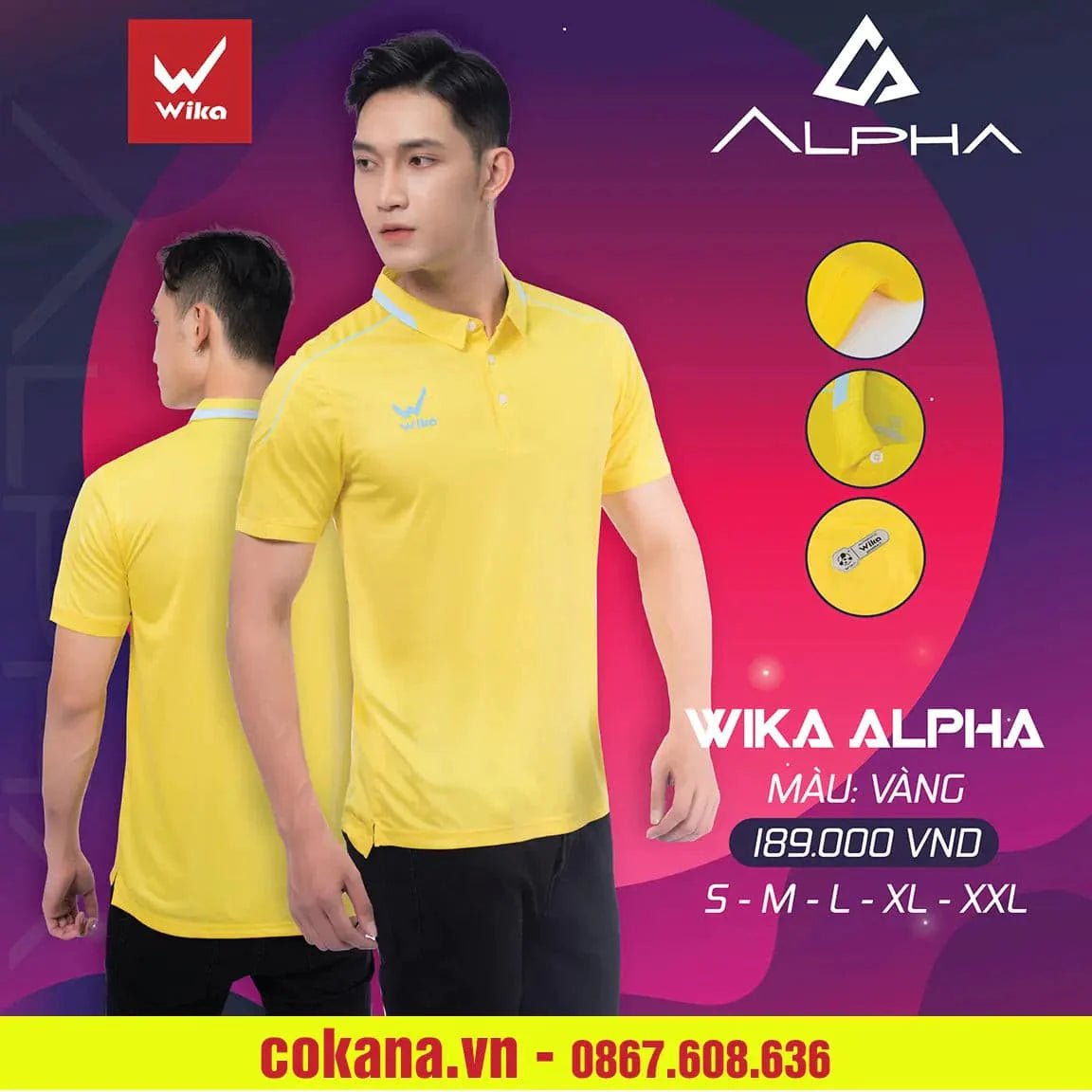 Áo polo wika Alpha - COKANA