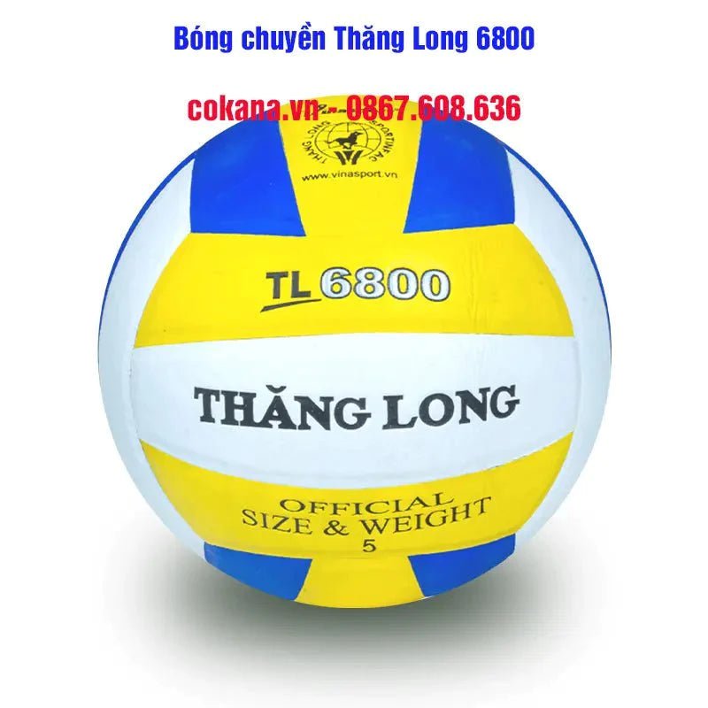 Bóng chuyền Thăng Long 6800 Da PU Hàn Quốc - COKANA