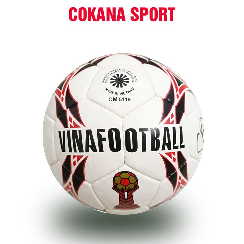 Bóng Đá Bách Hiền số 5 CM Vina Vinafootball khâu tay Da PVC CM - COKANA