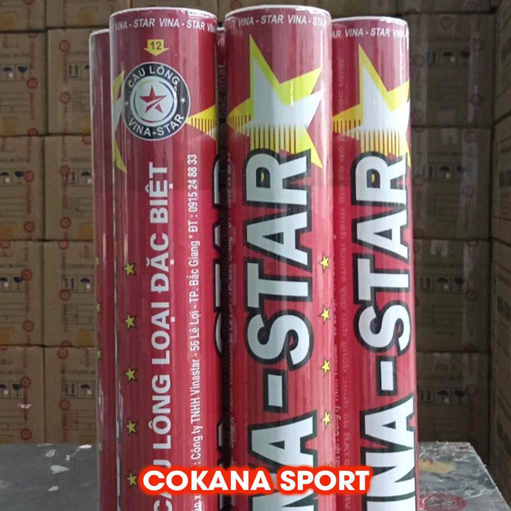 Cầu Lông Vina Star đỏ - COKANA