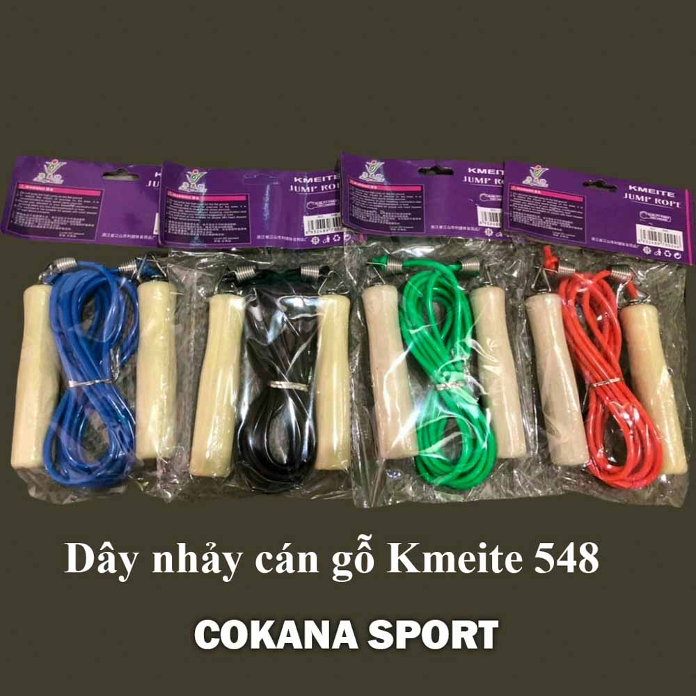 Dây nhảy cán gỗ Kmeite 548 - COKANA