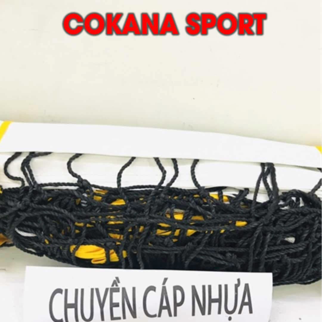 Lưới bóng chuyền sợi dù cáp bọc nhựa - COKANA