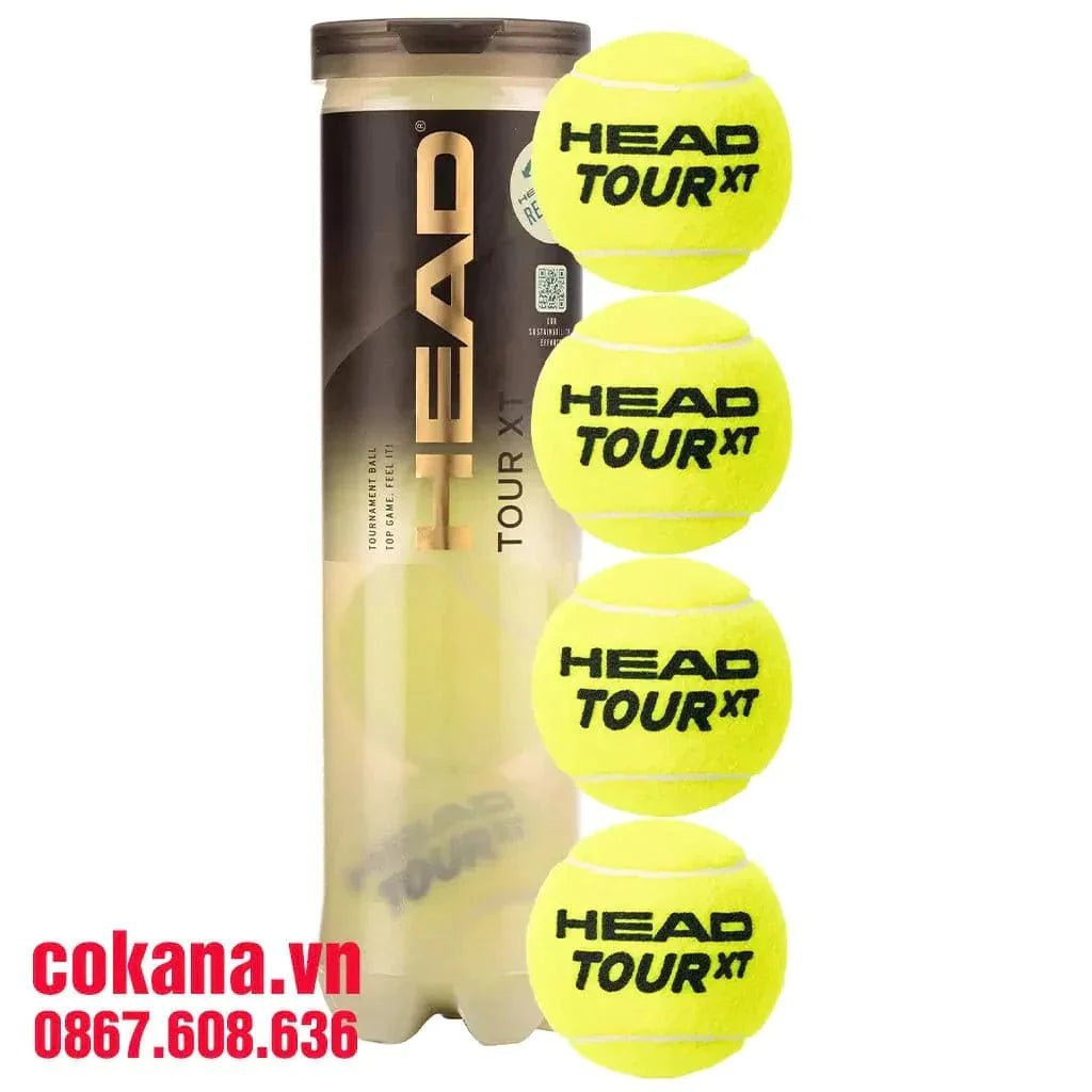 Quả bóng tennis Head Tour TX hộp 4 quả - COKANA