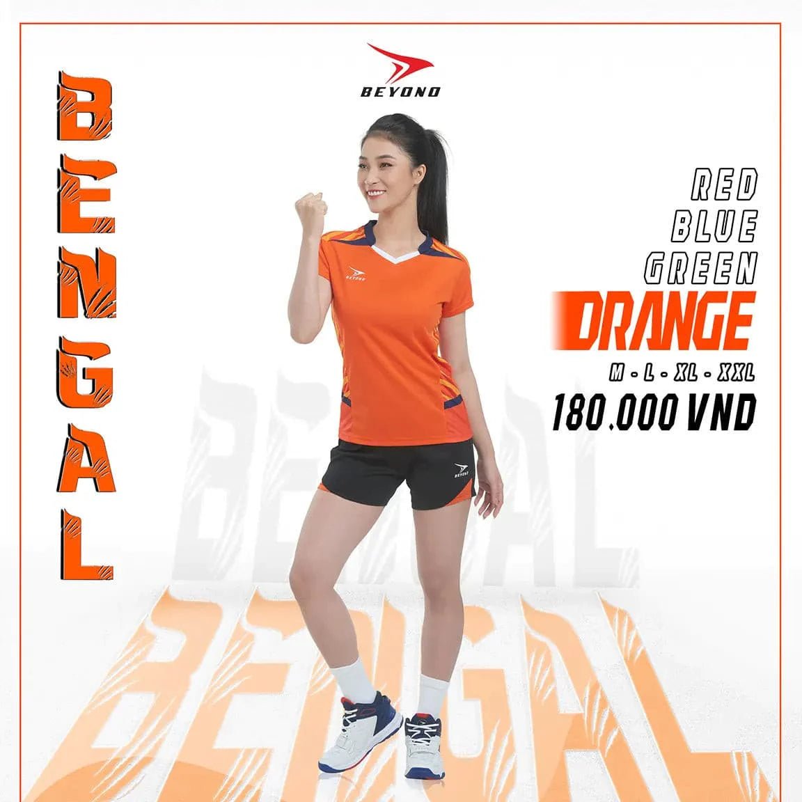 Quần áo bóng chuyền Beyono Bengal nữ - COKANA