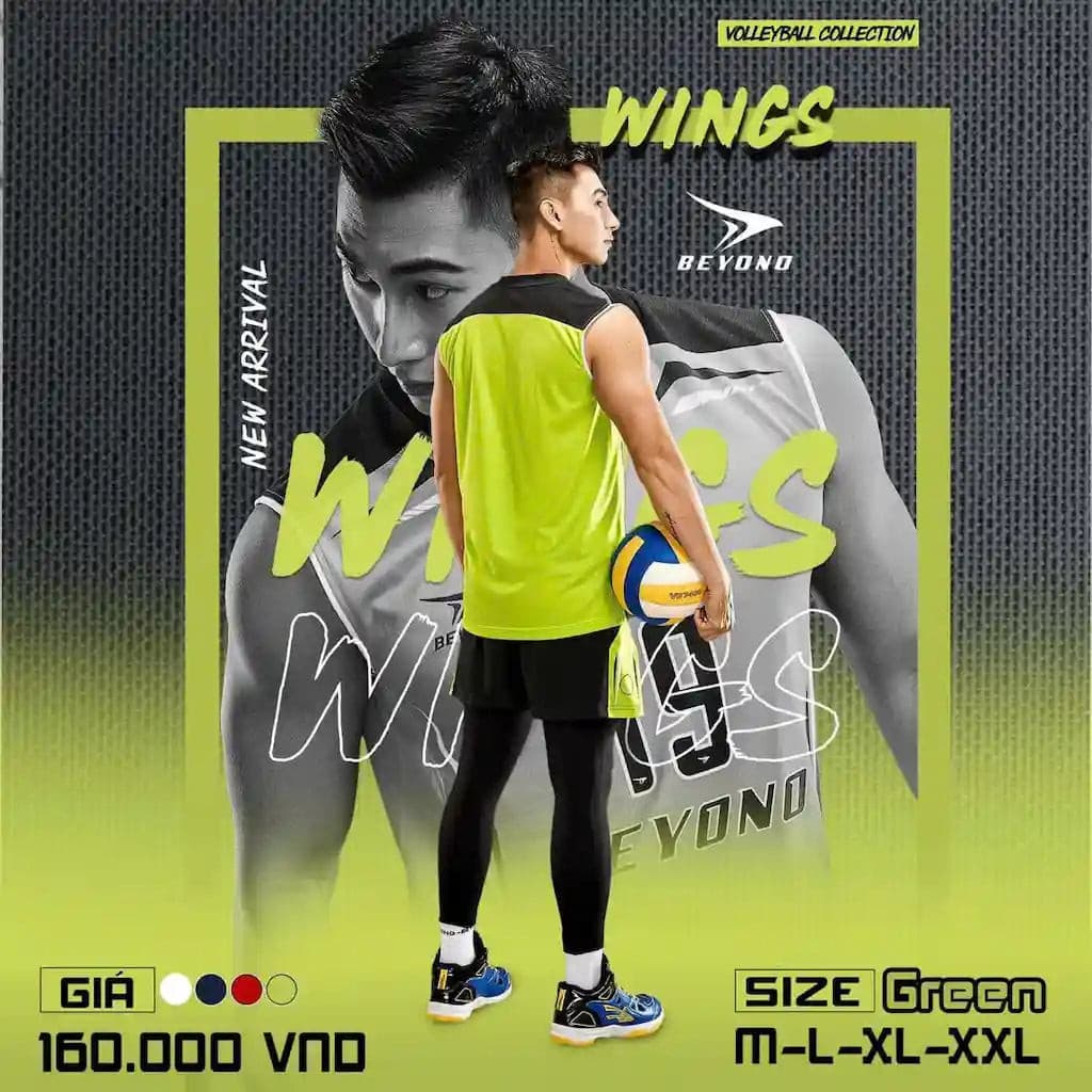 Quần Áo Bóng Chuyền Beyono Wings - COKANA