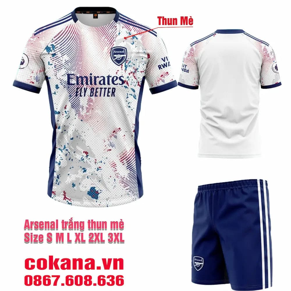 Quần áo bóng đá Arsenal thun Thái 2023-24 - Chuối / S Chuối S - COKANA