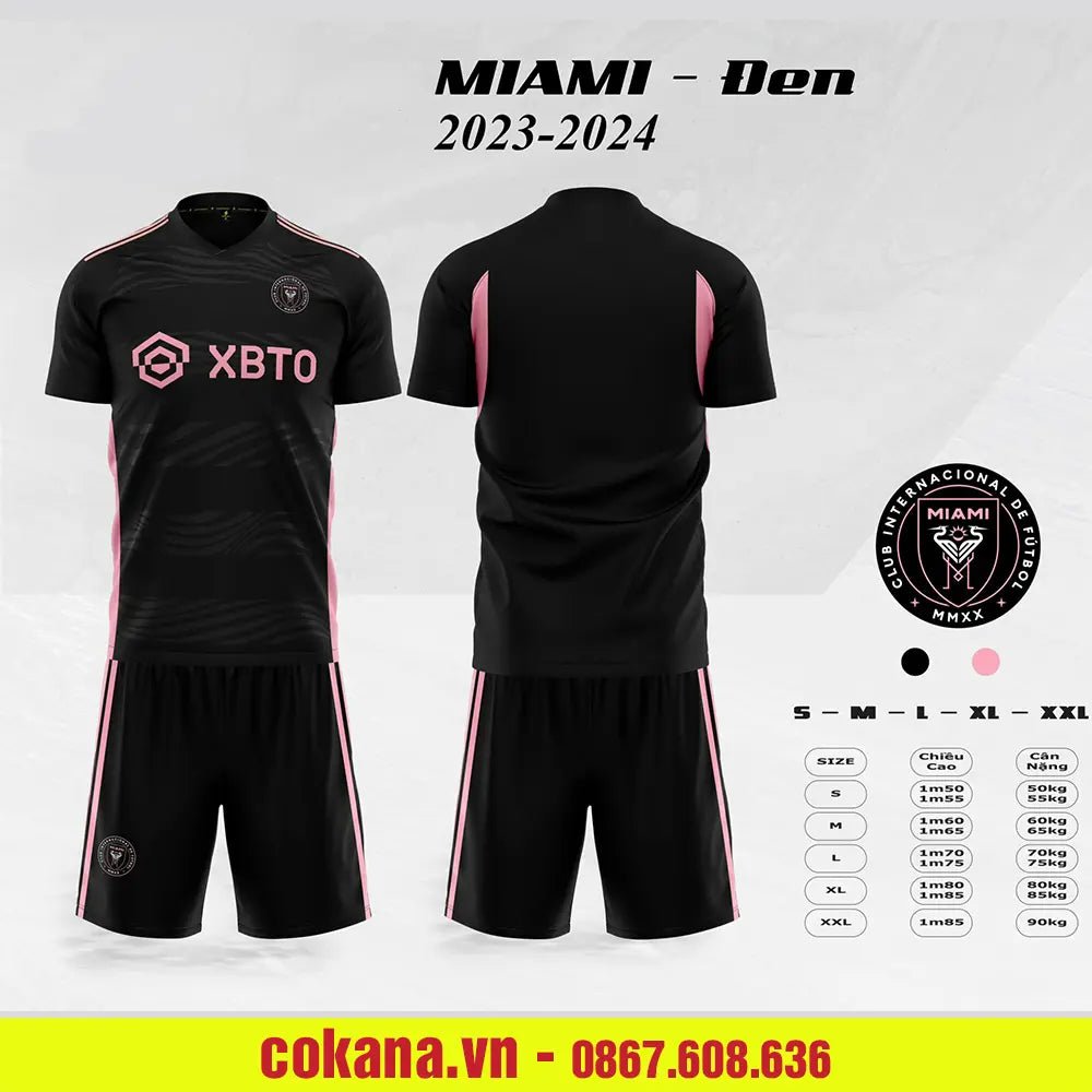 Quần áo bóng đá clb Inter Miami Messi SV thun lạnh - COKANA