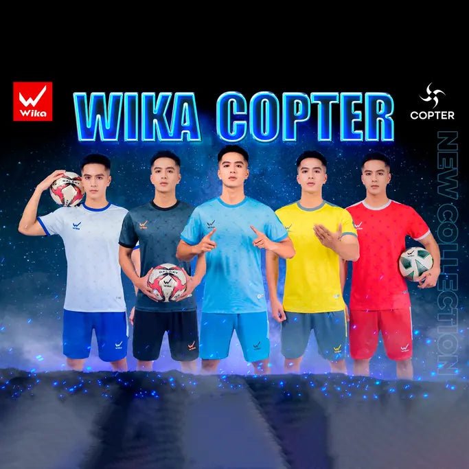 Quần áo bóng đá Copter Wika không logo - COKANA