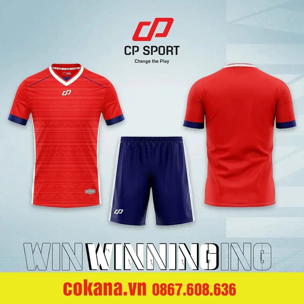 Quần áo bóng đá CP Egan Winning không logo thun lạnh - COKANA