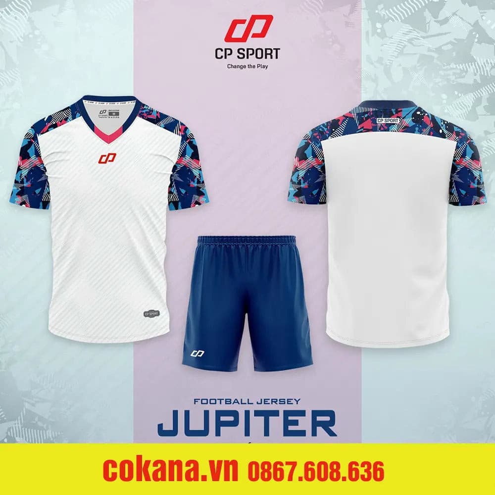 Quần áo bóng đá CP Jupiter không logo thun lạnh - COKANA
