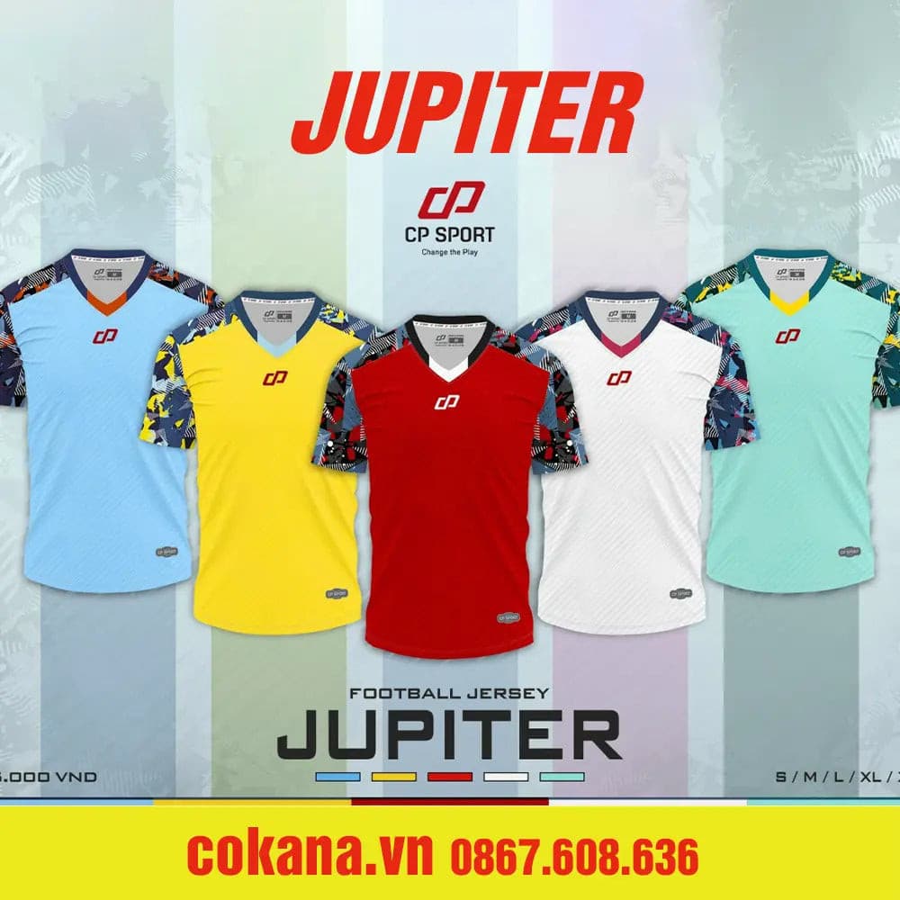 Quần áo bóng đá CP Jupiter không logo thun lạnh - COKANA