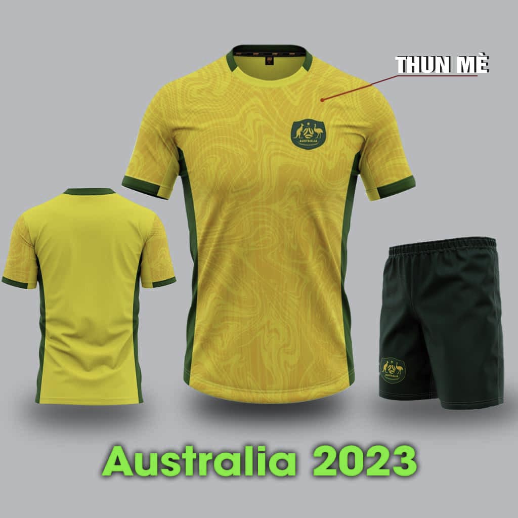 Quần áo bóng đá đội tuyển Australia - Vàng / S Vàng S - COKANA