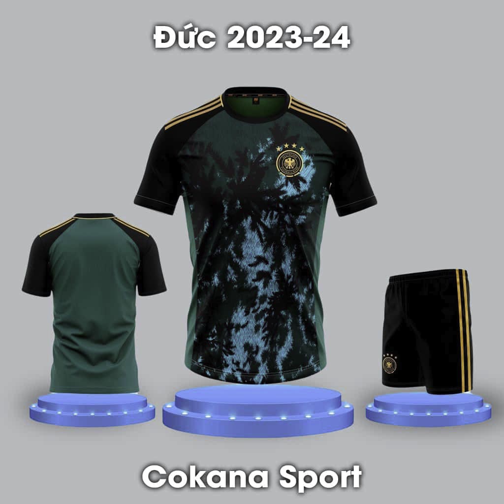 Quần áo bóng đá đội tuyển Đức thun thái HD 2023-24 - COKANA