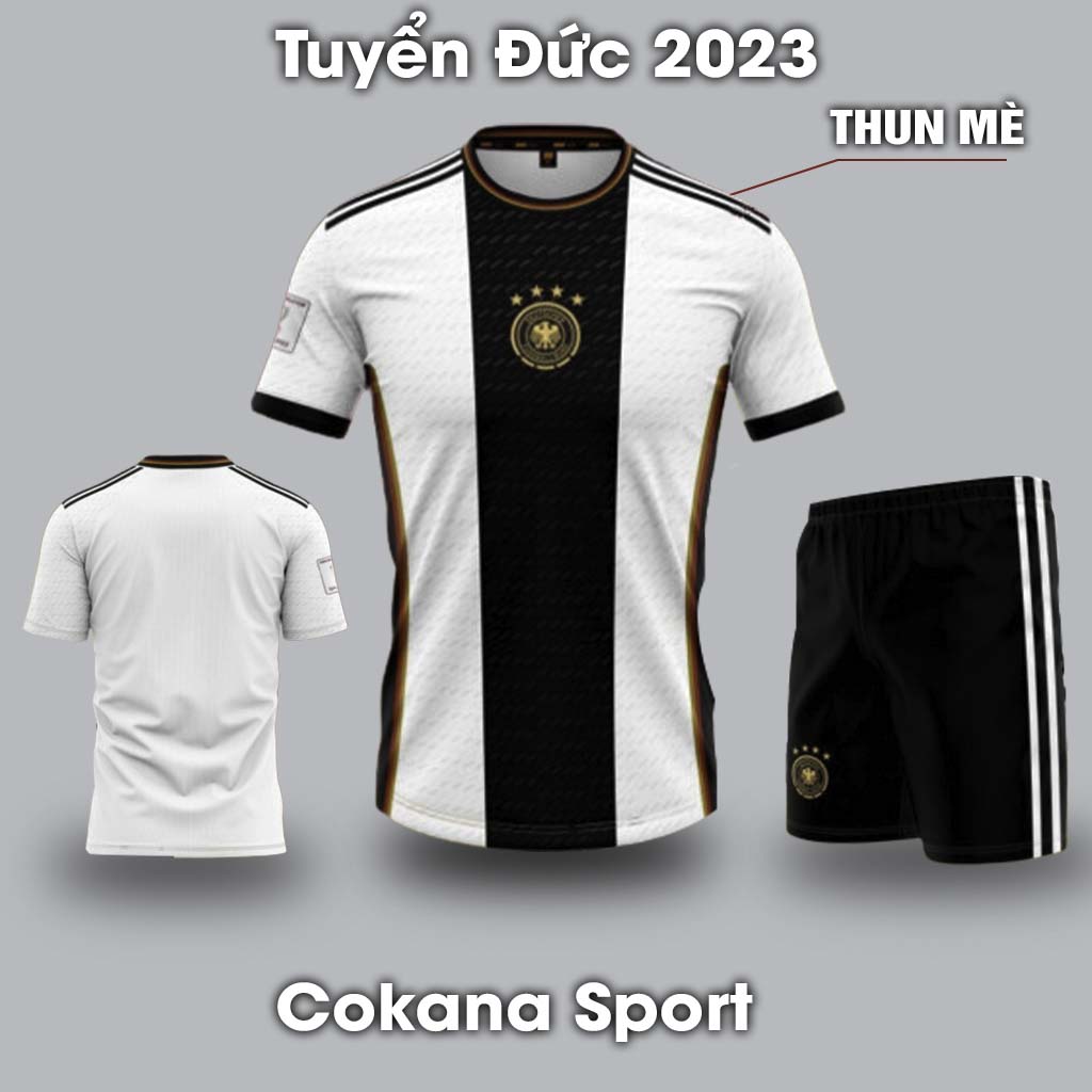 Quần áo bóng đá đội tuyển Đức thun thái HD 2023-24 - COKANA