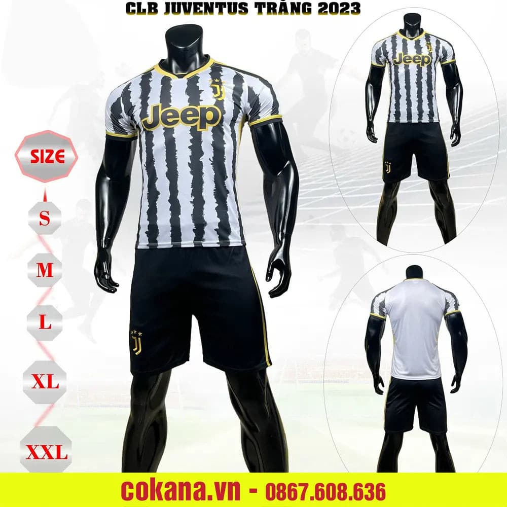 Quần áo bóng đá Juventus 2023-24 thun lạnh DK - COKANA