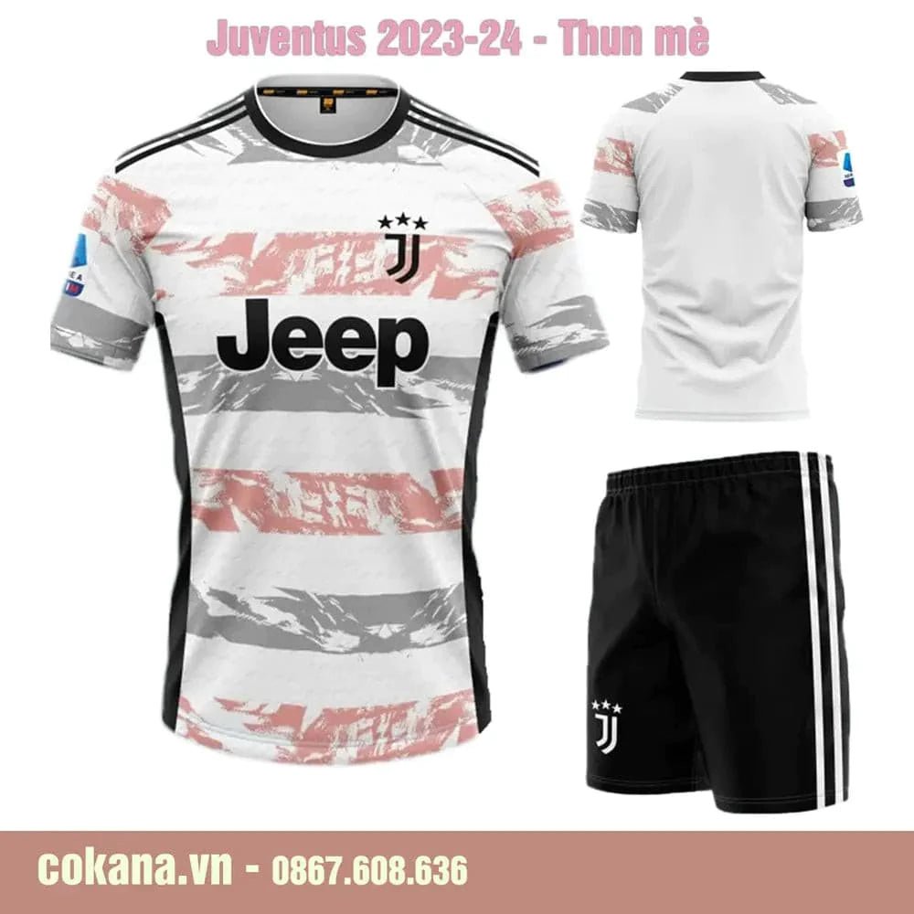 Quần áo bóng đá Juventus 2023-24 thun mè - COKANA