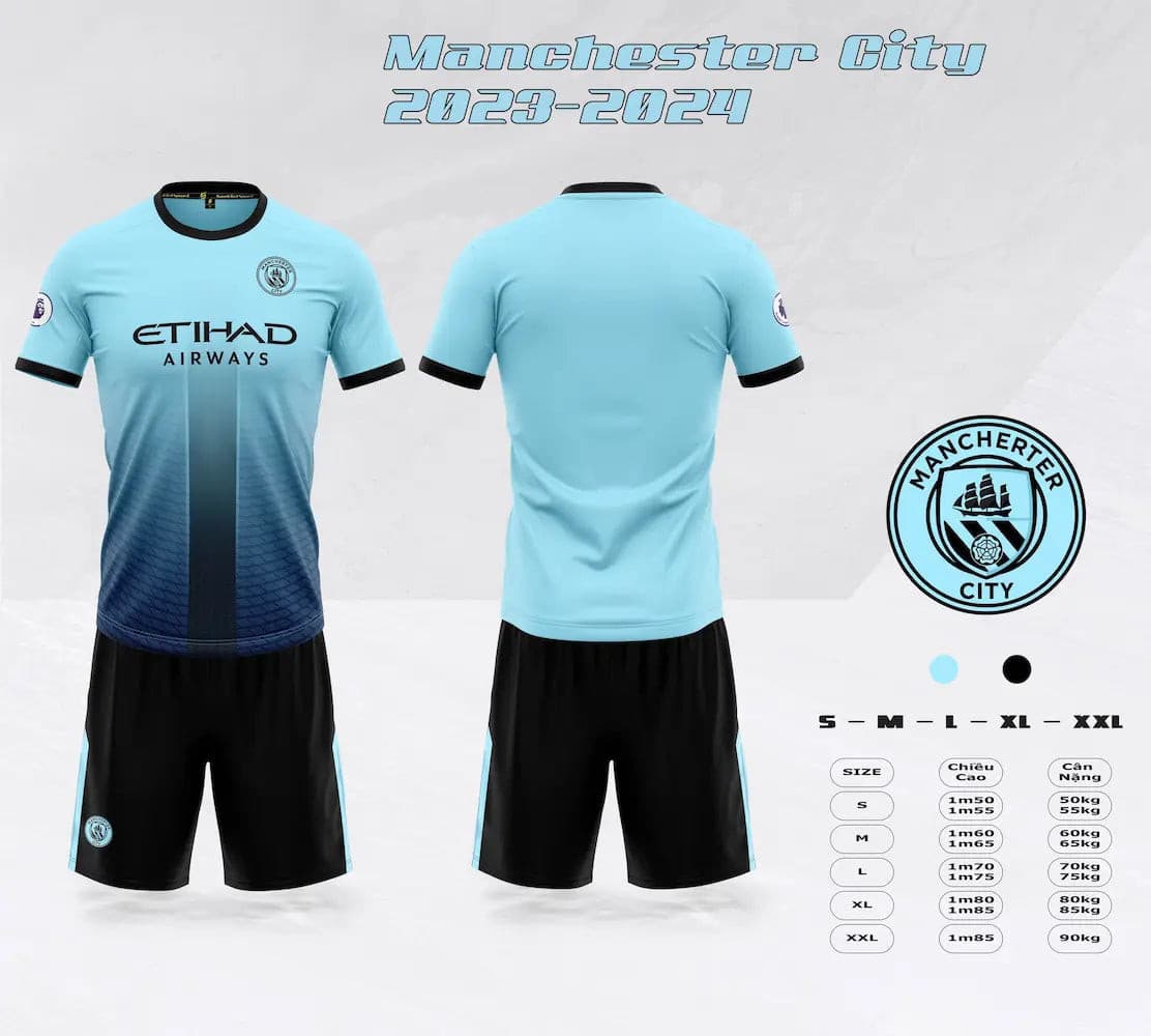 Quần áo bóng đá MC Manchester City Sao Việt 2023-24 - COKANA