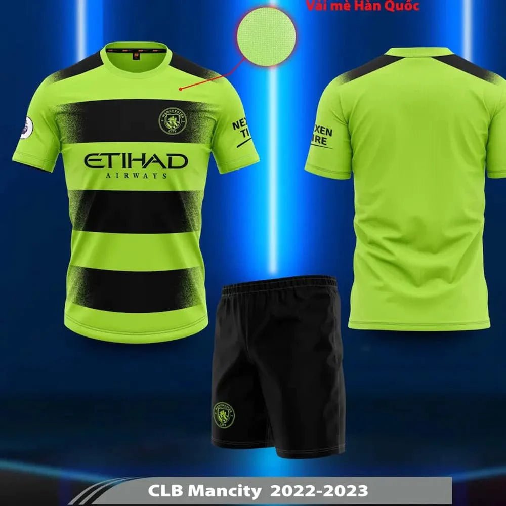 Quần áo bóng đá Mc Manchester City vải mè HD 2022-23 - COKANA