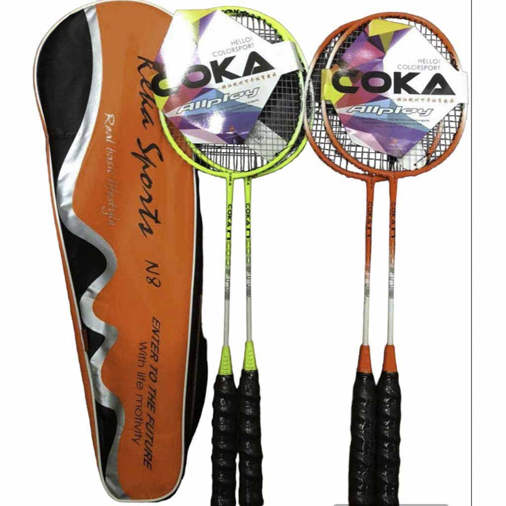 Vợt cầu lông Keka Sport Coka N8 -1 cặp (2 cái + 1 túi đựng) - COKANA